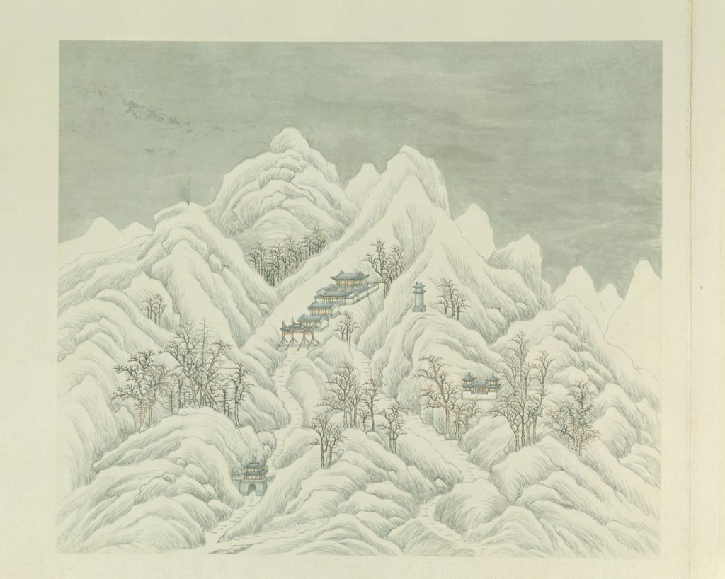 图片[4]-Zhang Ruocheng Yanshan Eight Scenery Album-China Archive